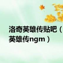 洛奇英雄传贴吧(洛奇英雄传ngm)