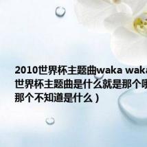 2010世界杯主题曲waka waka（2010世界杯主题曲是什么就是那个哦哦哦哦的那个不知道是什么）