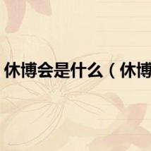 休博会是什么（休博会）