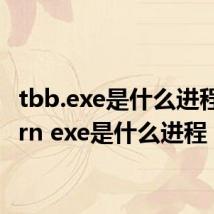 tbb.exe是什么进程（ekrn exe是什么进程）