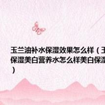 玉兰油补水保湿效果怎么样(玉兰油深层保湿美白营养水怎么样美白保湿效果好吗)