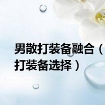 男散打装备融合（男散打装备选择）