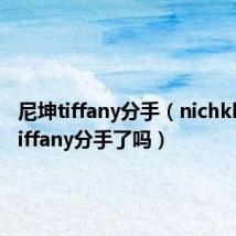 尼坤tiffany分手（nichkhun和tiffany分手了吗）