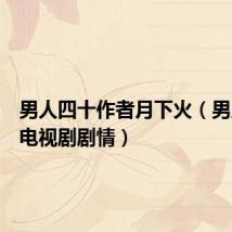 男人四十作者月下火(男人四十电视剧剧情)