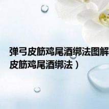 弹弓皮筋鸡尾酒绑法图解(弹弓皮筋鸡尾酒绑法)
