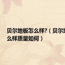 贝尔地板怎么样?(贝尔地板怎么样质量如何)
