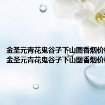 金圣元青花鬼谷子下山图香烟价格大盒(金圣元青花鬼谷子下山图香烟价格)