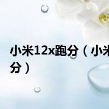 小米12x跑分(小米2s跑分)