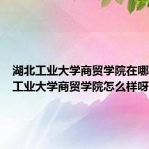 湖北工业大学商贸学院在哪(湖北工业大学商贸学院怎么样呀)