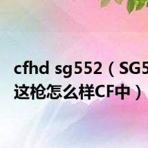 cfhd sg552(SG552-A这枪怎么样CF中)