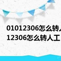 01012306怎么转人工(12306怎么转人工)