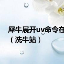 犀牛展开uv命令在哪里（洗牛站）