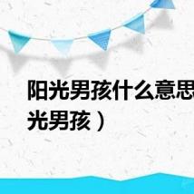 阳光男孩什么意思（阳光男孩）