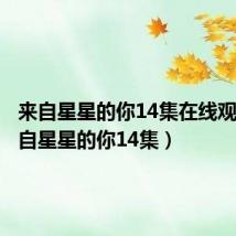 来自星星的你14集在线观看(来自星星的你14集)