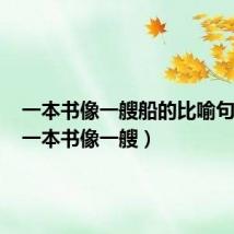 一本书像一艘船的比喻句仿写(一本书像一艘)