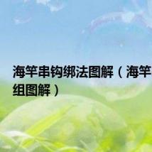海竿串钩绑法图解(海竿串钩线组图解)