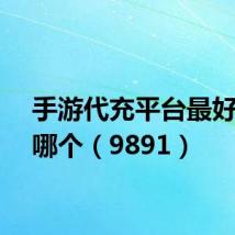 手游代充平台最好的是哪个(9891)