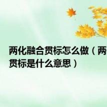 两化融合贯标怎么做(两化融合贯标是什么意思)