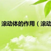 滚动体的作用（滚动体）