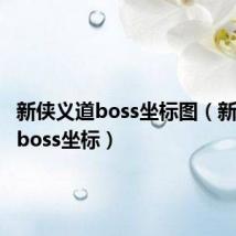 新侠义道boss坐标图(新侠义道boss坐标)
