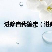 进修自我鉴定（进修）