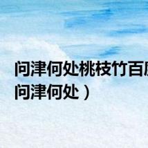 问津何处桃枝竹百度云（问津何处）