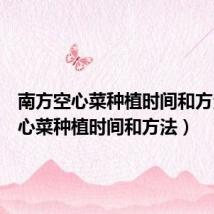 南方空心菜种植时间和方法(空心菜种植时间和方法)