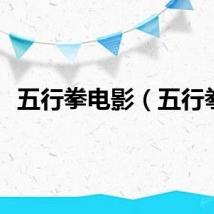 五行拳电影（五行拳）