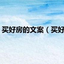 买好房的文案（买好团）