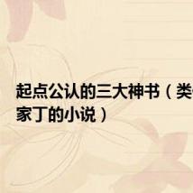 起点公认的三大神书(类似极品家丁的小说)