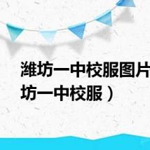 潍坊一中校服图片（潍坊一中校服）