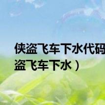 侠盗飞车下水代码（侠盗飞车下水）