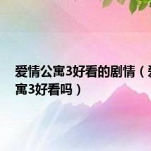 爱情公寓3好看的剧情(爱情公寓3好看吗)