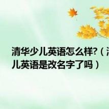 清华少儿英语怎么样?(清华少儿英语是改名字了吗)