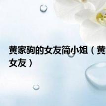 黄家驹的女友简小姐(黄家驹的女友)