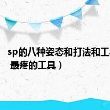 sp的八种姿态和打法和工具(sp 最疼的工具)