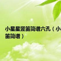 小星星竖笛简谱六孔(小星星竖笛简谱)