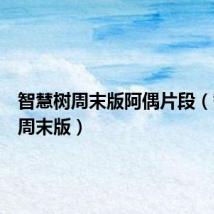智慧树周末版阿偶片段(智慧树周末版)