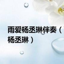 雨爱杨丞琳伴奏（雨爱 杨丞琳）