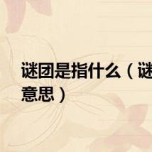 谜团是指什么（谜团的意思）