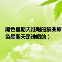 黑色星期天谁唱的禁曲原版(黑色星期天是谁唱的)