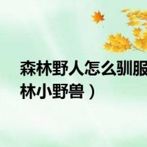 森林野人怎么驯服（森林小野兽）