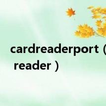 cardreaderport(card reader)