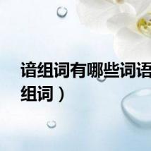 谙组词有哪些词语（谙组词）