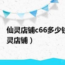 仙灵店铺c66多少钱(仙灵店铺)