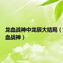 龙血战神中龙辰大结局(龙辰龙血战神)