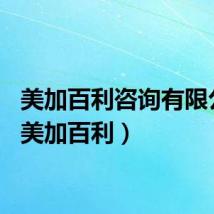 美加百利咨询有限公司（美加百利）
