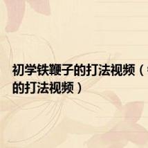 初学铁鞭子的打法视频(铁鞭子的打法视频)