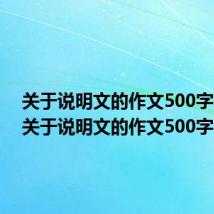 关于说明文的作文500字葡萄(关于说明文的作文500字)