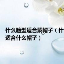 什么脸型适合戴帽子(什么脸型适合什么帽子)